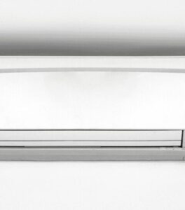 air conditioner on white wall
